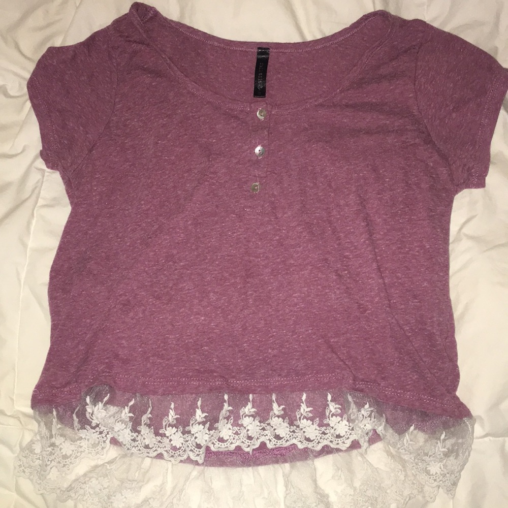 Lace crop top
